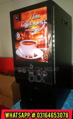 Photo - Tea and Coffee Vending Machine (Free Delivery + Free Botel & Premixes)