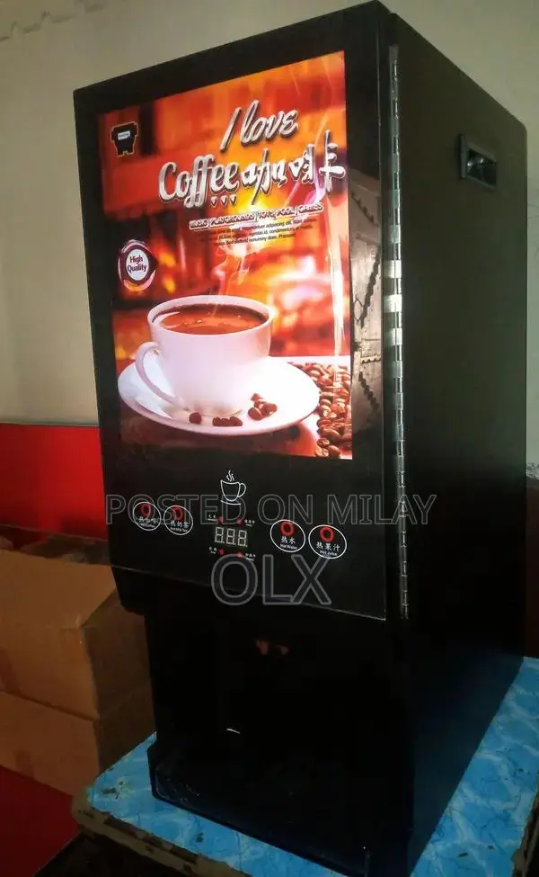 Tea and Coffee Vending Machine (Free Delivery + Free Botel & Premixes)