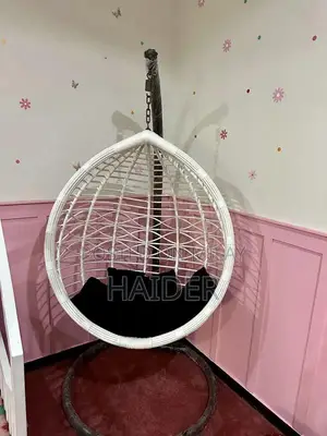 Photo - Swing chair white and black