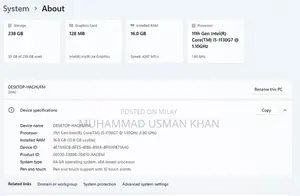 Lenovo ThinkBook 13x ITG 11th geniration 16gb Ram DDR4, 256gb SSD M2