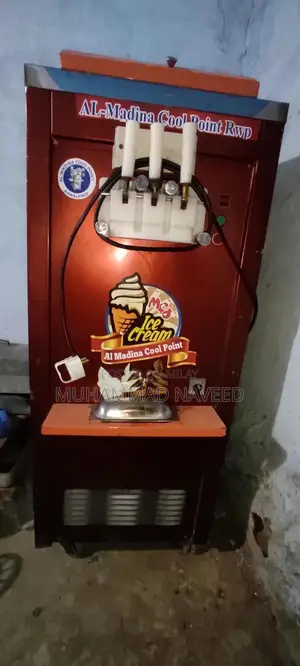 Double Flavor Commercial Cone Ice Cream Machine with Copper Piping