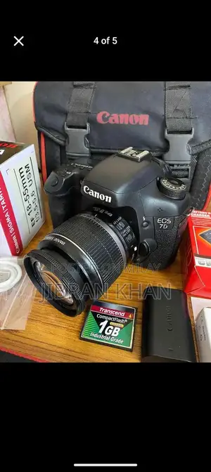 Canon 7D DSLR Camera with 1GB CF Card and Accessories