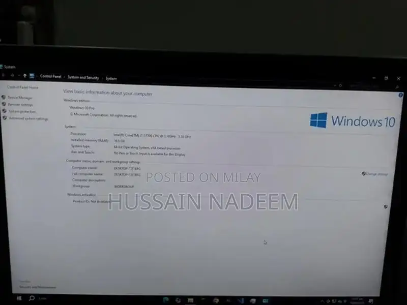 Gaming PC: Core i7 3rd Gen, RX 590, 16GB RAM, SSD+HDD