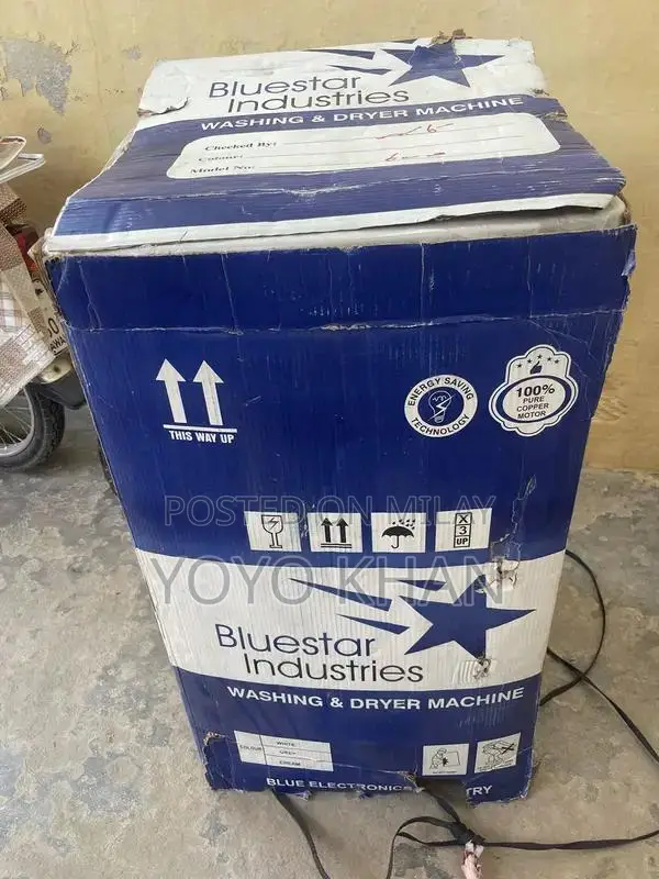 Bluestar High-Capacity Front Load Washing Machine with Deep Tank