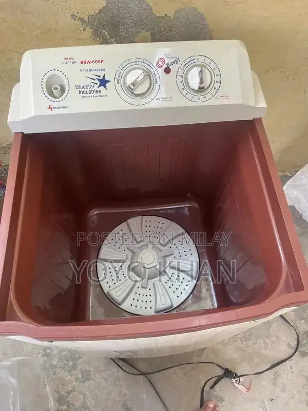 Bluestar High-Capacity Front Load Washing Machine with Deep Tank