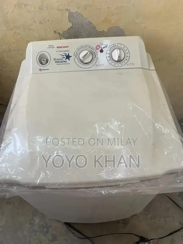 Bluestar High-Capacity Front Load Washing Machine with Deep Tank