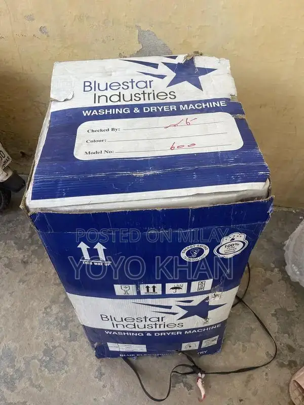 Bluestar High-Capacity Front Load Washing Machine with Deep Tank