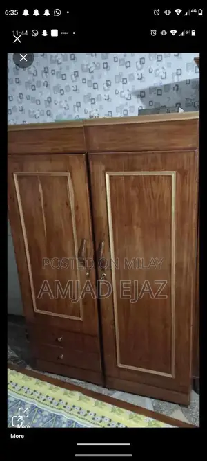 Wooden Showcase and Cupboard Set for Home or Office