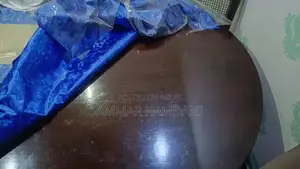 Photo - Large Wooden Dining Table Set with 8 Chairs