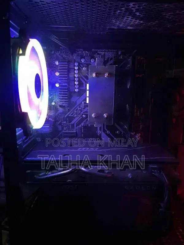 High-Performance Gaming Desktop with Ryzen 5 and Radeon Graphics