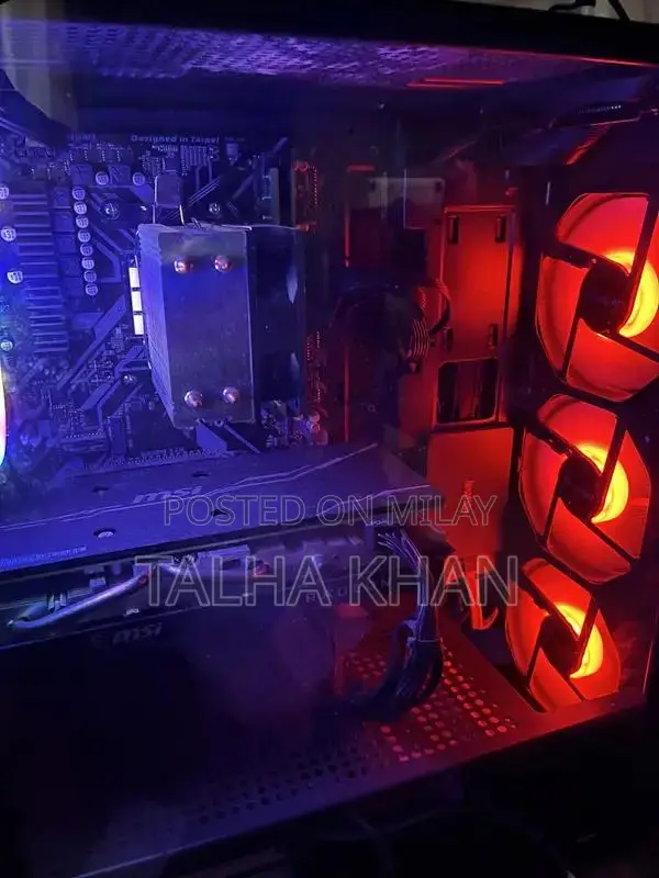 High-Performance Gaming Desktop with Ryzen 5 and Radeon Graphics