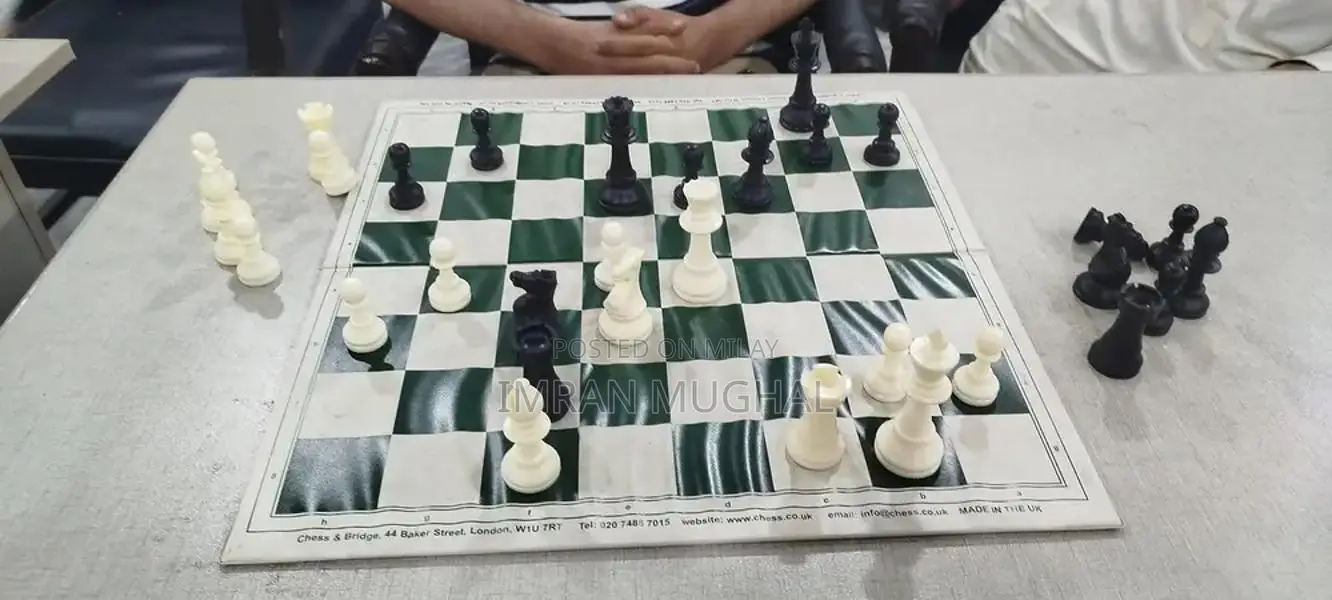 Professional Chess Pieces and Sets with Vinyl Sheet Cover