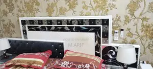 Complete Bedroom Furniture Set with Bed, Side Tables, and Dresser