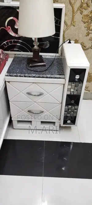 Complete Bedroom Furniture Set with Bed, Side Tables, and Dresser