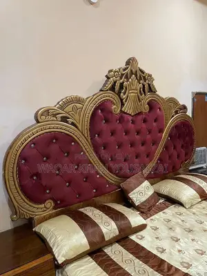 Photo - Complete Bedroom Furniture Set with Bed, Dresser, and Sofa Chairs