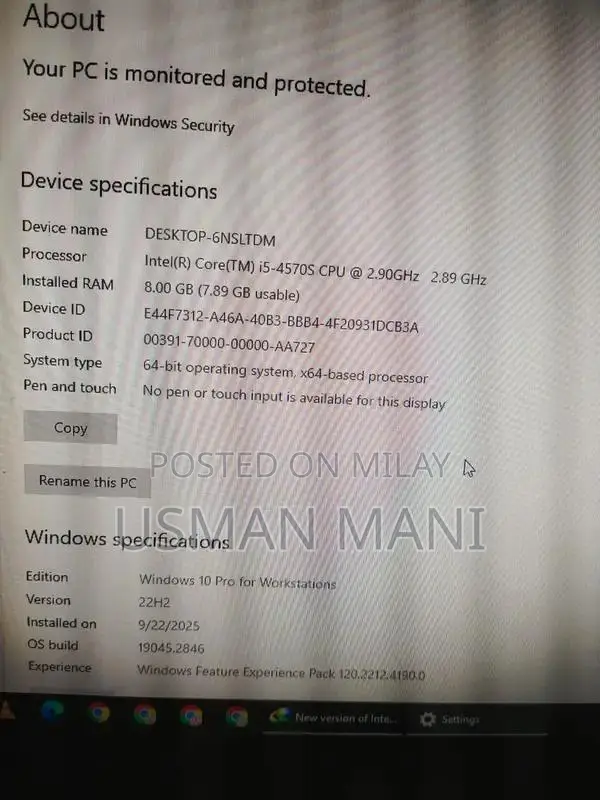 HP Core i5 4th Gen Laptop with SSD and RGB Accessories