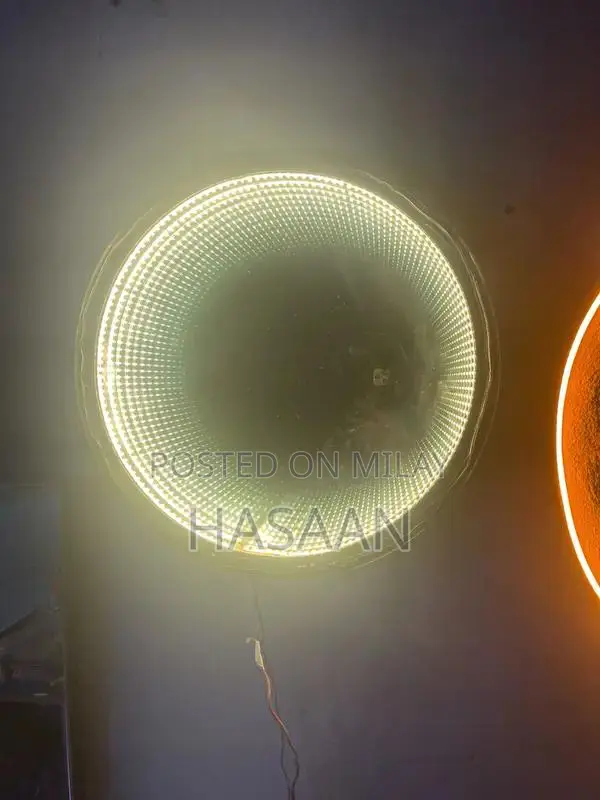 LED Wall-Mounted Decorative Mirror for Homes and Professionals