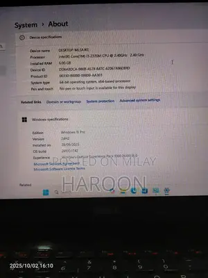 Intel i3 Office Laptop with 6GB RAM