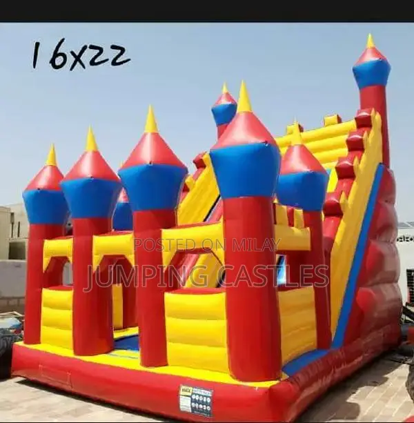 Kids Inflatable Jumping Castle Trampoline Bouncy Play Area