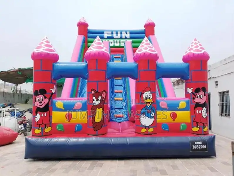 Kids Inflatable Jumping Castle Trampoline Bouncy Play Area