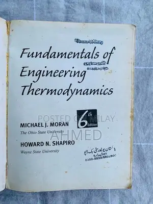 Fundamentals of Engineering Thermodynamics - 6th Edition Textbook