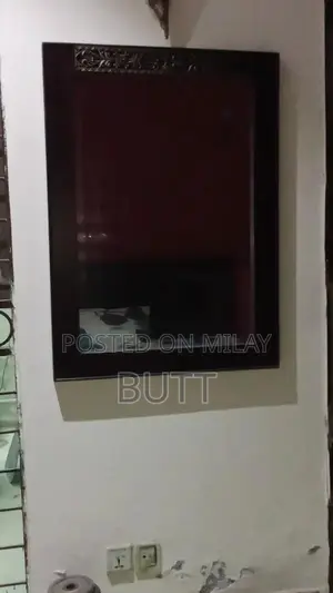 Photo - Wooden Double Bedroom Set with Mattress, Tables, Mirror, and Cabinet