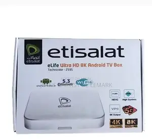 Android TV Box with 2GB RAM, 16GB Storage, 4K Streaming