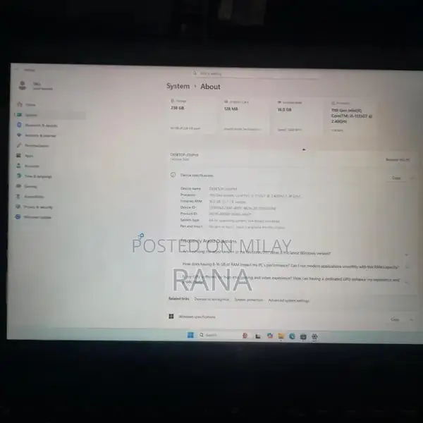 Dell Laptop i5 11th Gen Ultra HD 15-inch Notebook