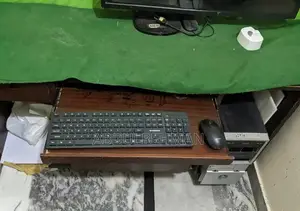 Hardboard Computer Table with 4' x 2.2' Workspace