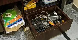 Hardboard Computer Table with 4' x 2.2' Workspace