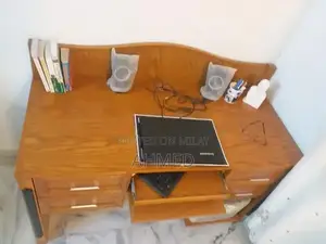 Solid Sheesham Wood Office Desk with 6 Storage Drawers