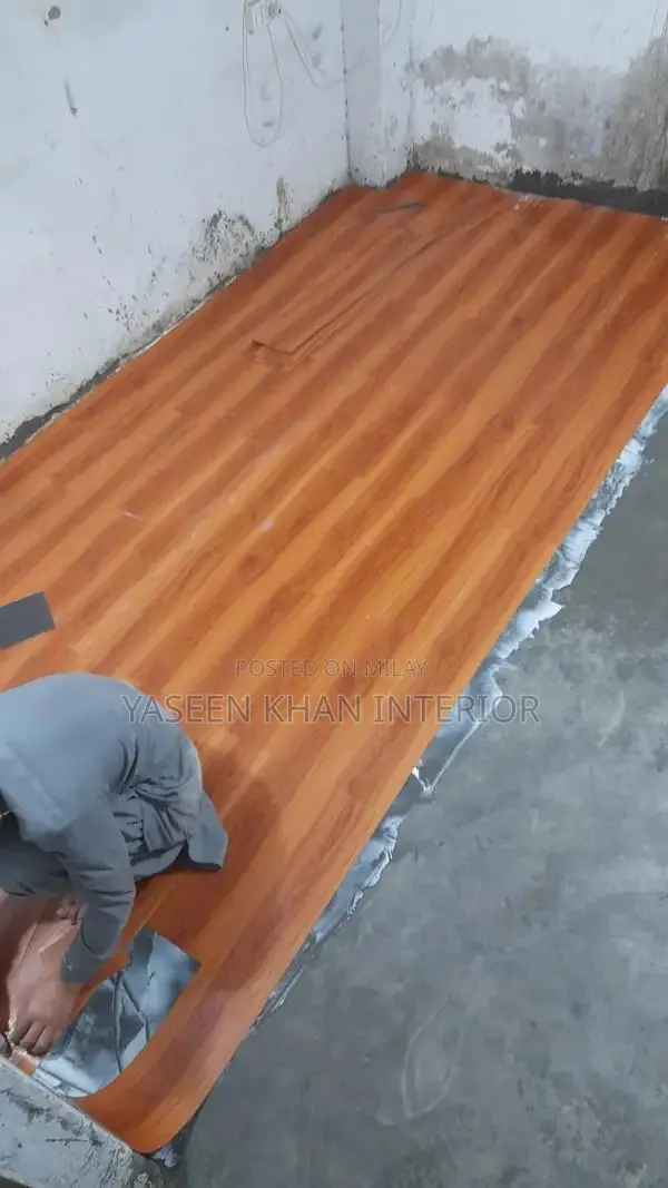 Waterproof Vinyl Flooring with Wooden Patterns and Multiple Designs