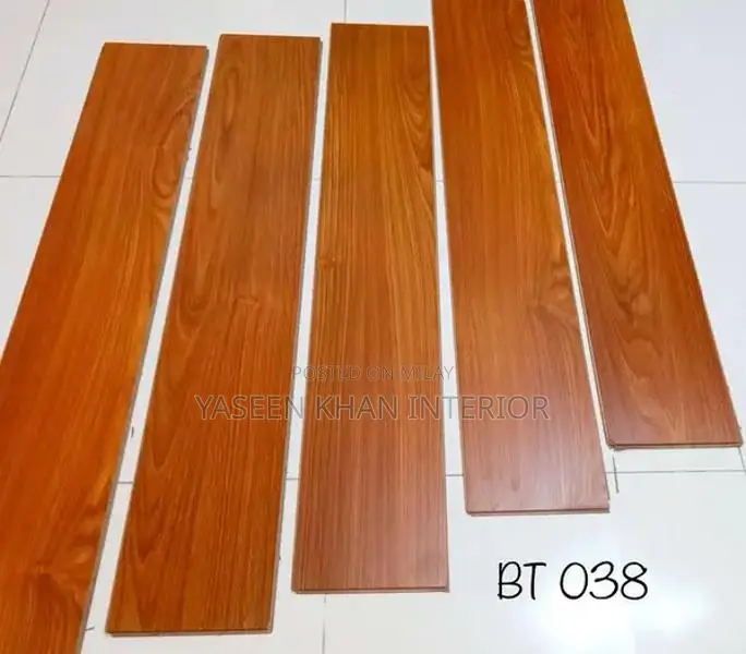 Waterproof Vinyl Flooring with Wooden Patterns and Multiple Designs