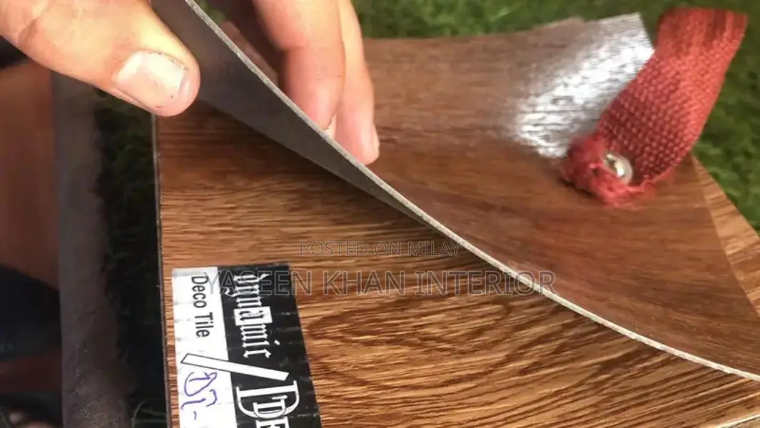 Waterproof Vinyl Flooring with Wooden Patterns and Multiple Designs