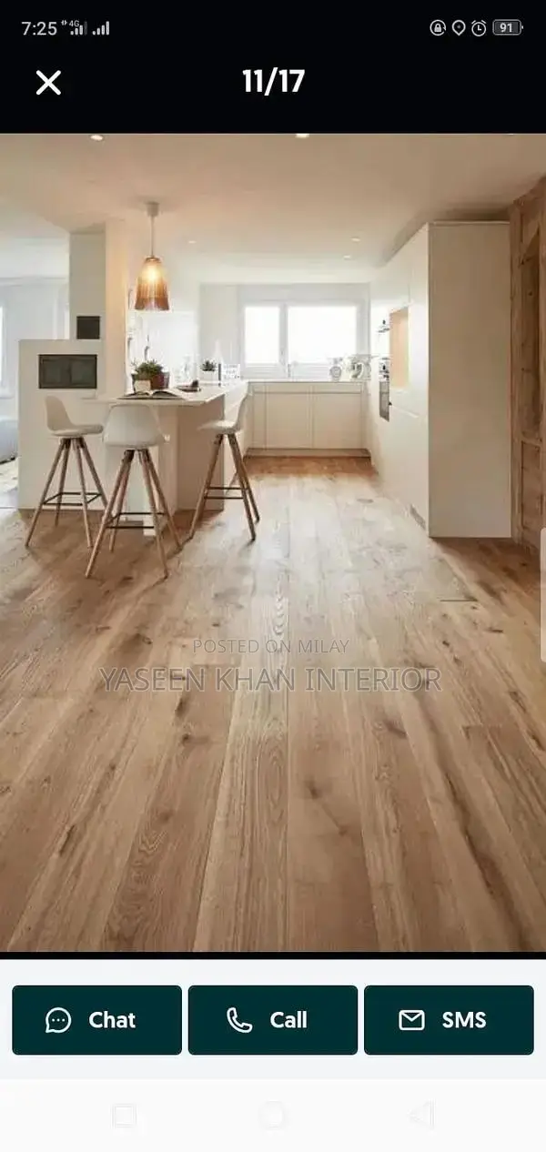 Waterproof Vinyl Flooring with Wooden Patterns and Multiple Designs