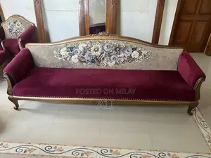 Photo - Burma Teak Wood 7-Seater Sofa Set with Multiple Seating Options