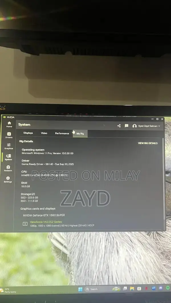 Gaming Desktop PC with I5 Processor and Dual SSD