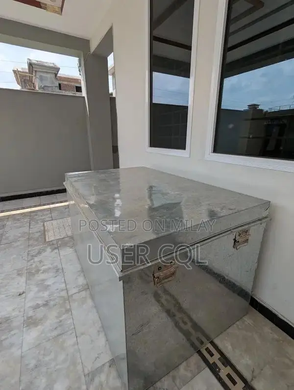 Sturdy Galvanized Iron Trunk with Stand