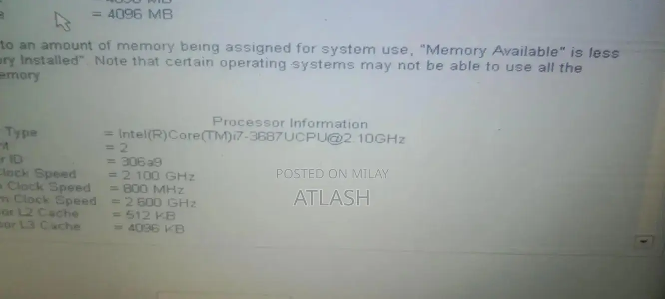 Dell Slim Laptop i7 3rd Gen 8GB RAM 128GB SSD Ultrabook