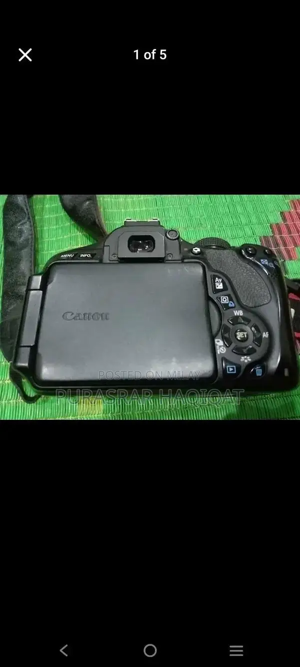 Canon 600D DSLR Camera with 50mm Lens
