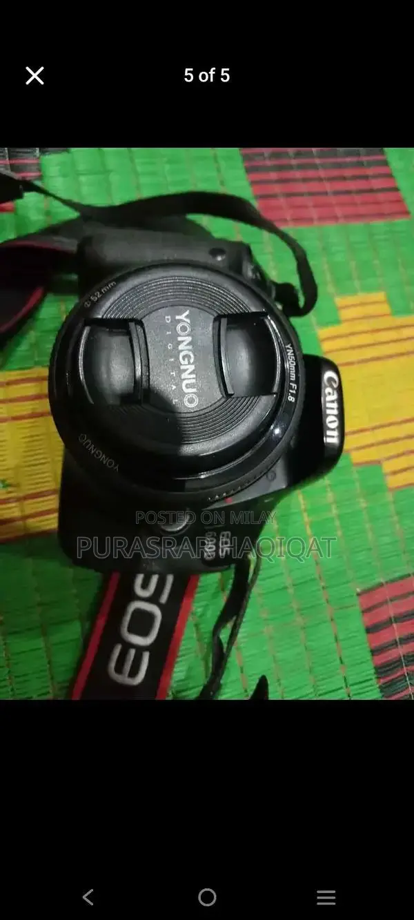 Canon 600D DSLR Camera with 50mm Lens