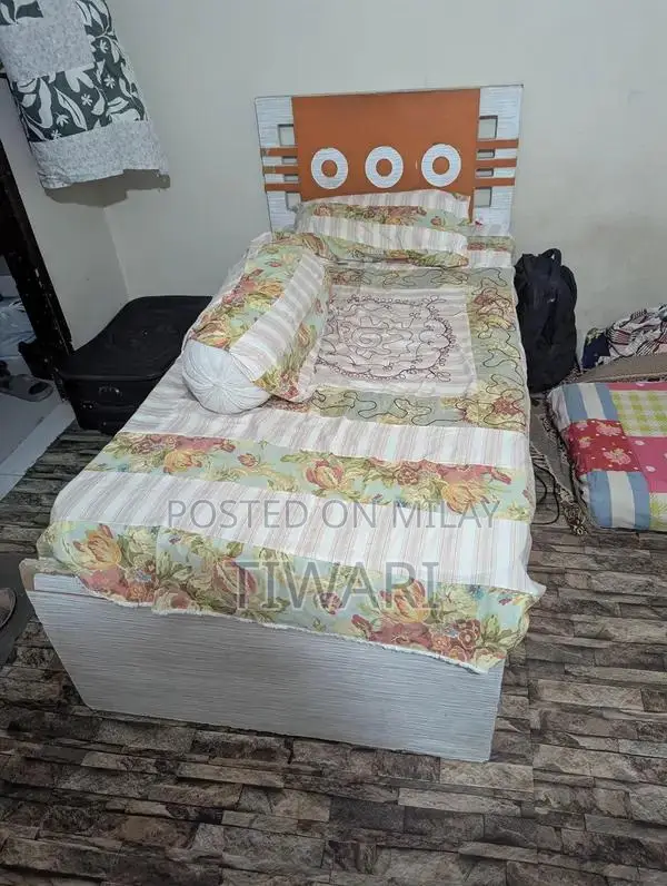 Wooden Single Bed Frame - Optional Mattress Included