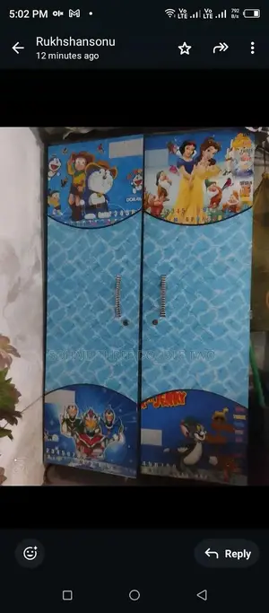 Household Furniture Set: Sofa Bed and Children's Wooden Cabinet