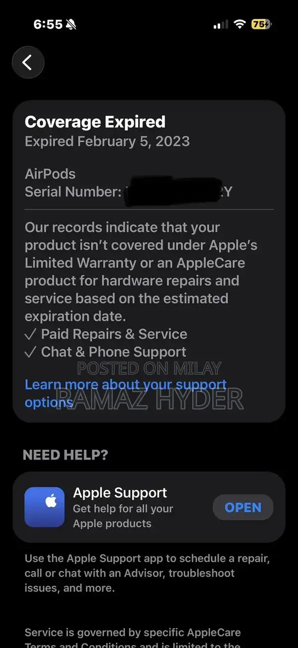 Apple AirPods 2nd Generation Wireless Earbuds