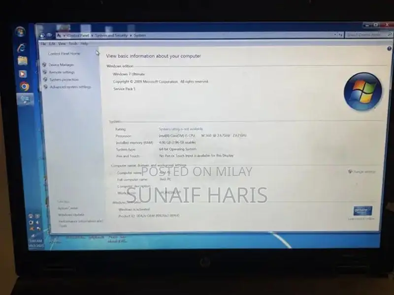 hp mobile work station core i5