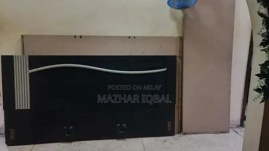 King Size Wooden Bed Frame with Comfortable Mattress