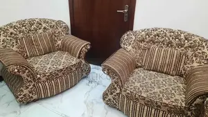 Comfortable 5-Seater Sofa Set with Convertible Bed and Center Table