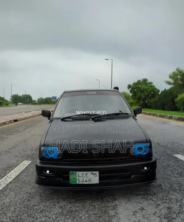 Modified 2015 Mehran Euro 2 White Sedan with Custom Upgrades