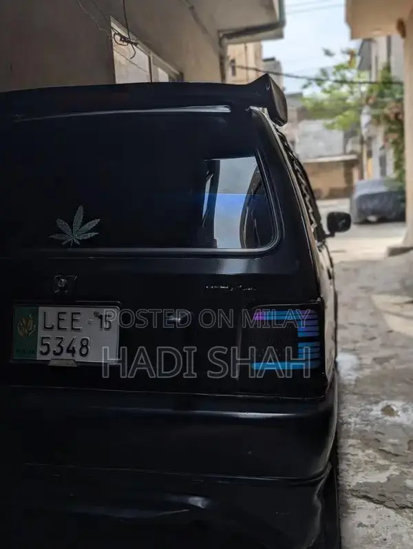 Modified 2015 Mehran Euro 2 White Sedan with Custom Upgrades