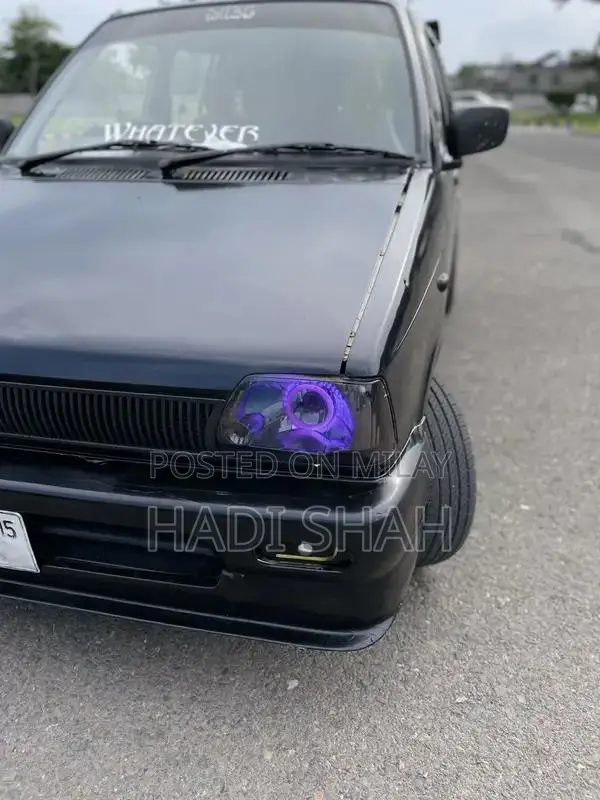 Modified 2015 Mehran Euro 2 White Sedan with Custom Upgrades